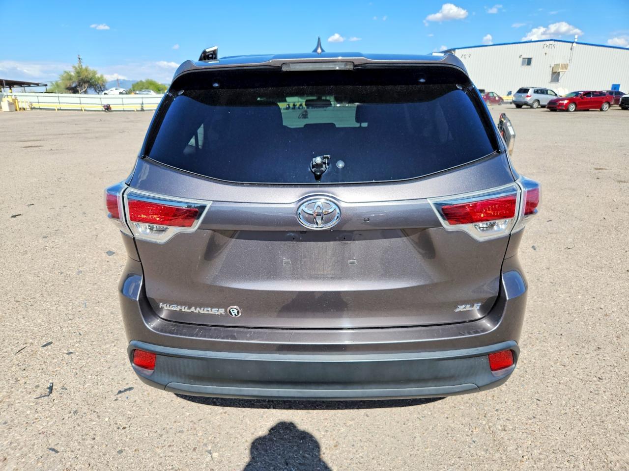 2015 Toyota Highlander Xle Угольный vin: 5TDKKRFHXFS112332