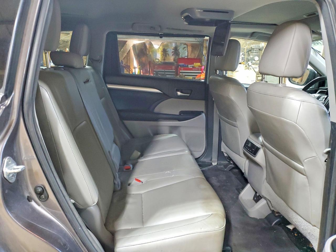 2015 Toyota Highlander Xle Gray vin: 5TDKKRFHXFS112895