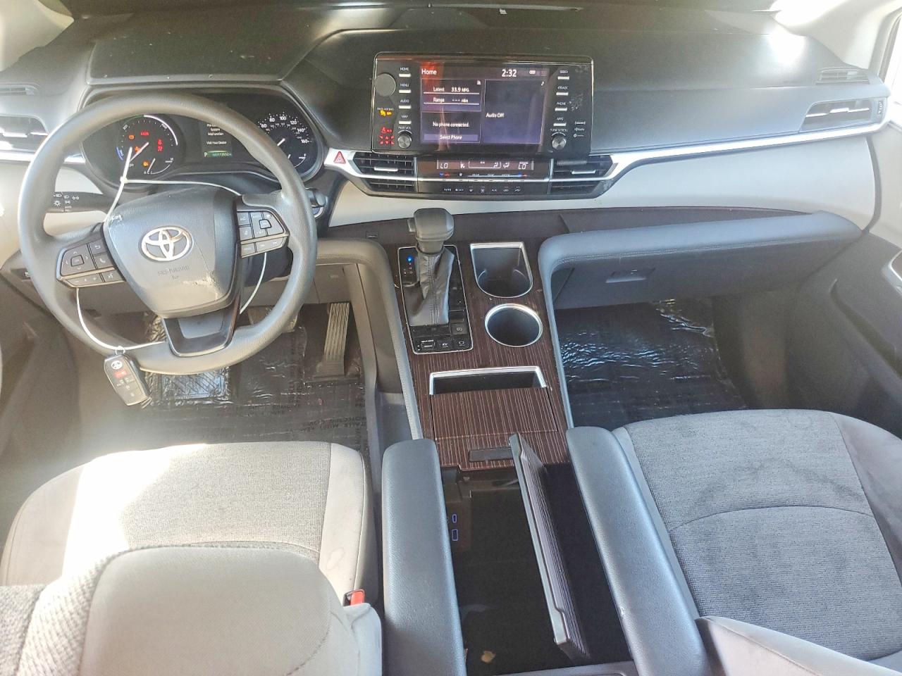2022 Toyota Sienna Le Угольный vin: 5TDKRKEC0NS101718