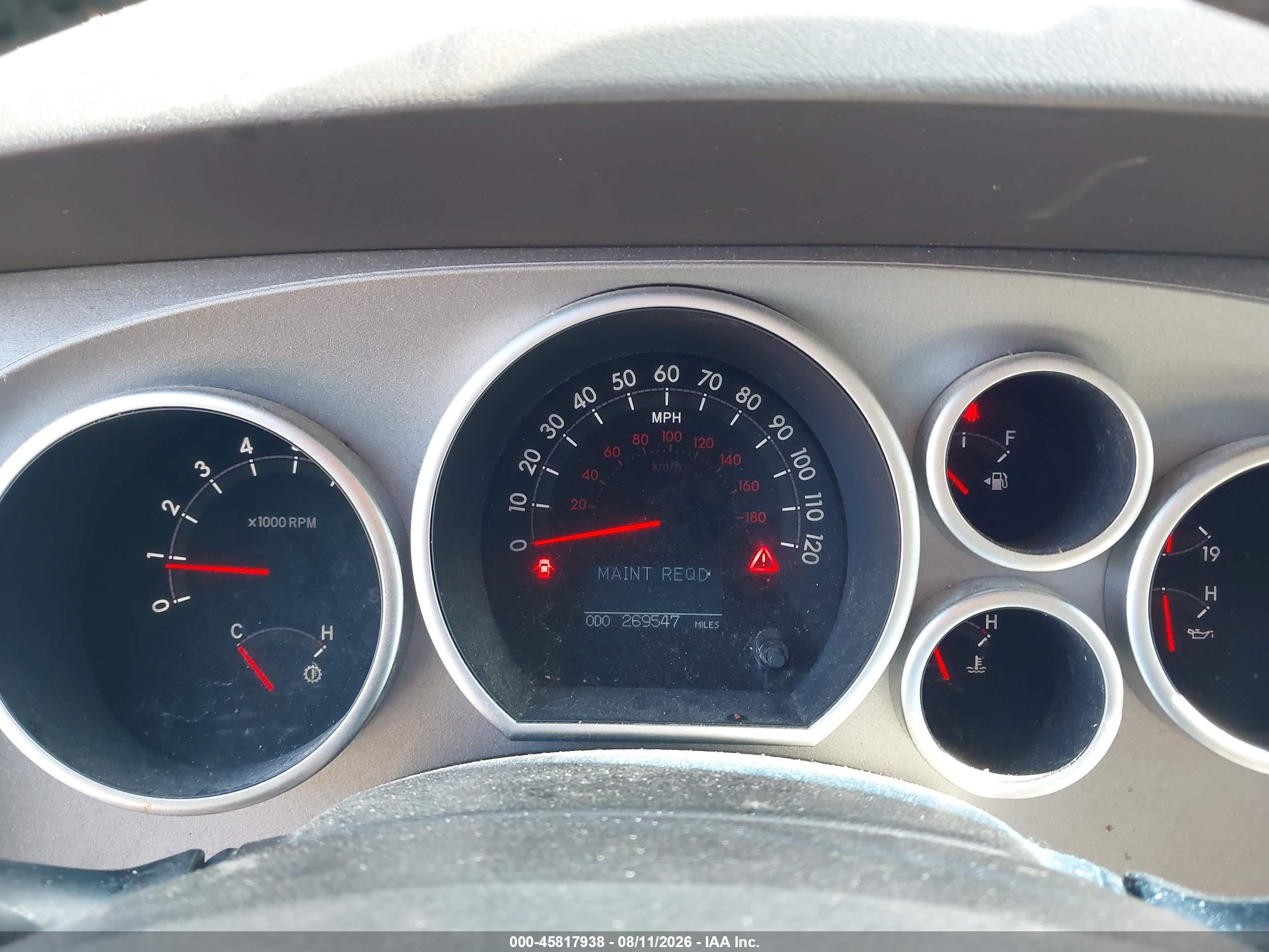 2010 Toyota Sequoia Limited 5.7l V8 Tan vin: 5TDKY5G10AS025721