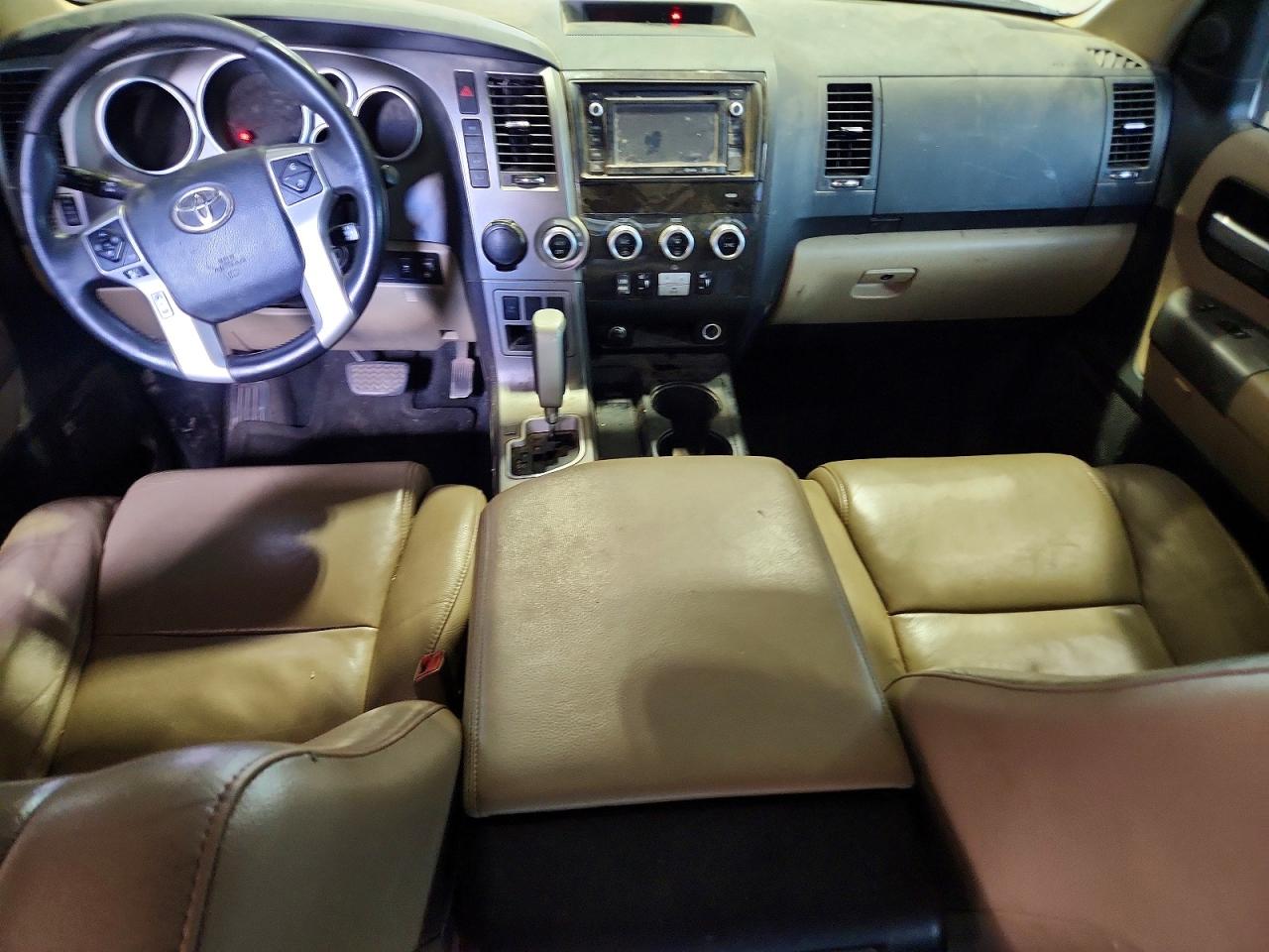 2014 Toyota Sequoia Limited Black vin: 5TDKY5G12ES055549