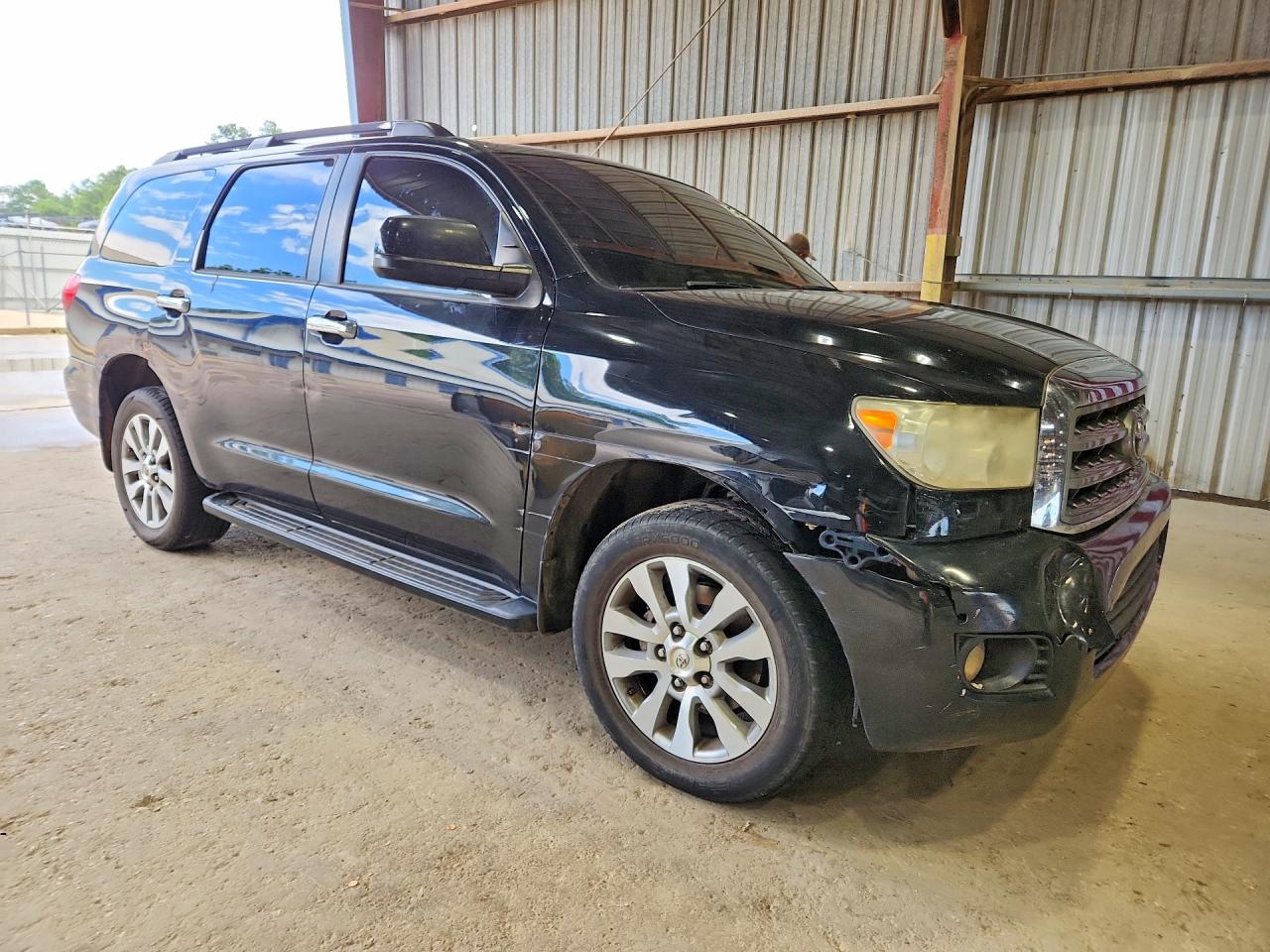 2014 Toyota Sequoia Limited Black vin: 5TDKY5G12ES055549