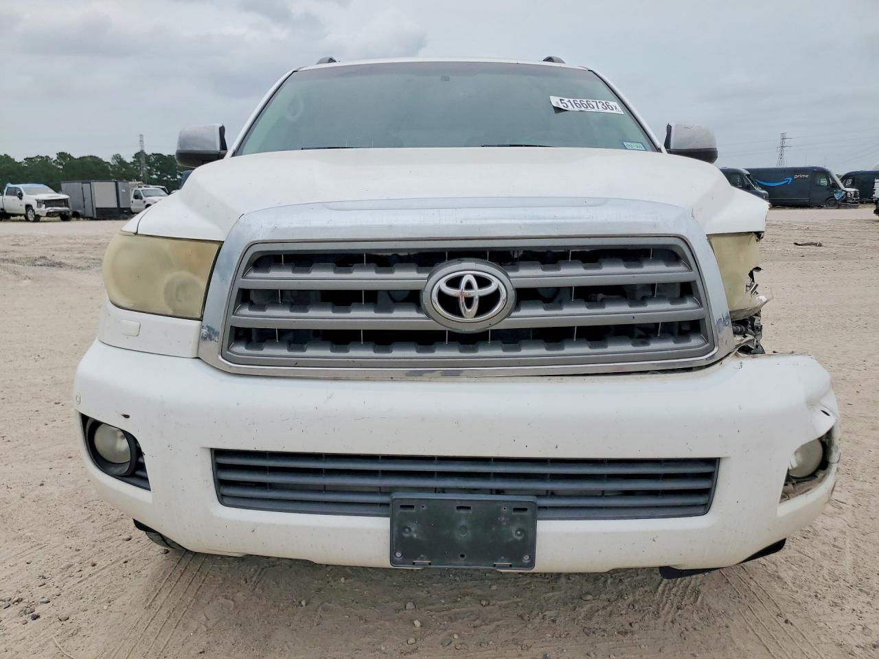 2014 Toyota Sequoia Limited White vin: 5TDKY5G14ES052636