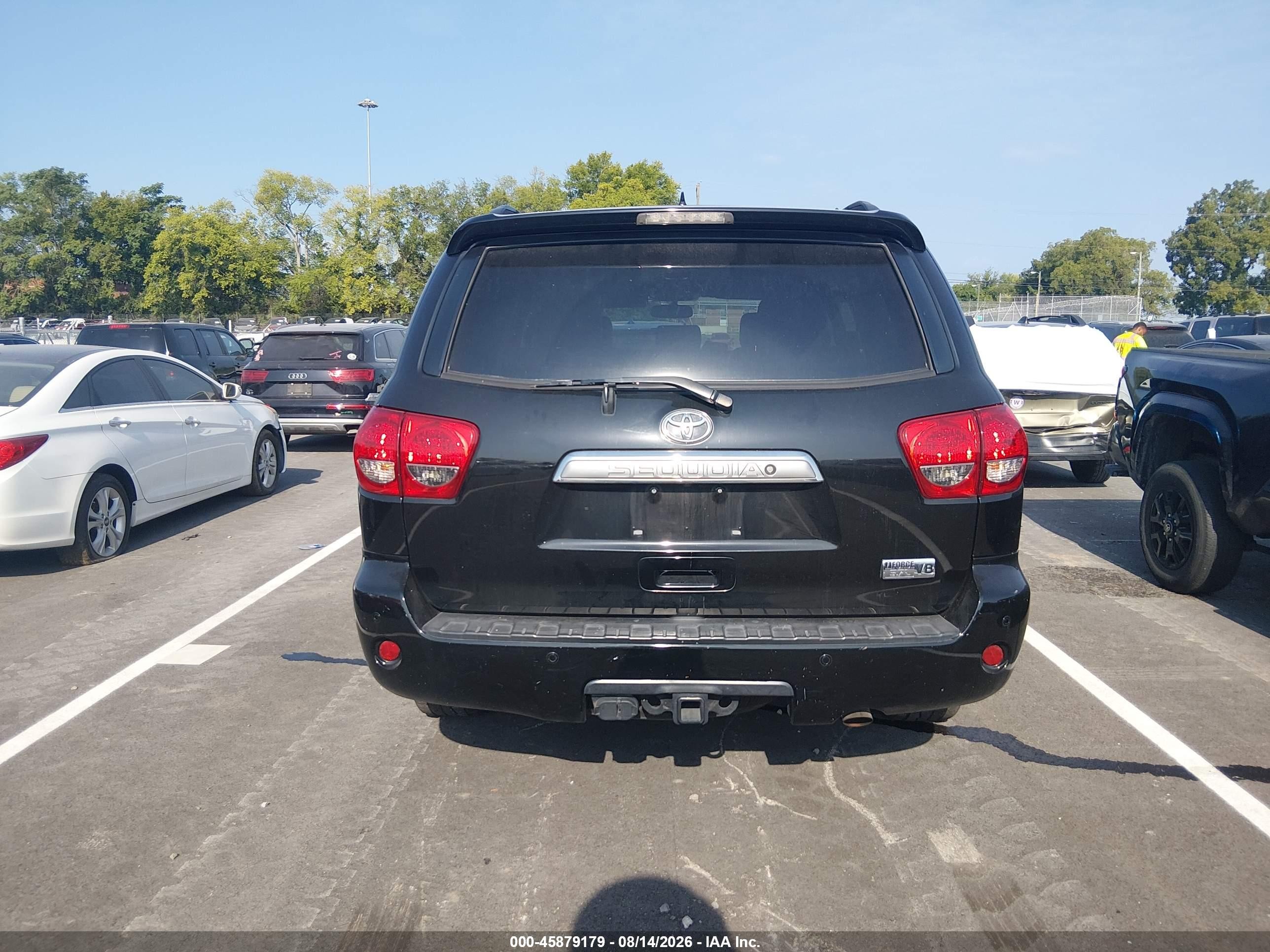 2014 Toyota Sequoia Limited 5.7l V8 Черный vin: 5TDKY5G15ES055836
