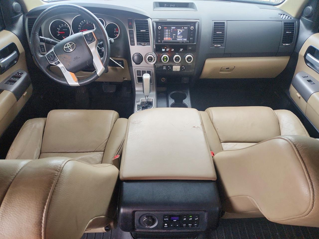 2015 Toyota Sequoia Limited White vin: 5TDKY5G15FS058320