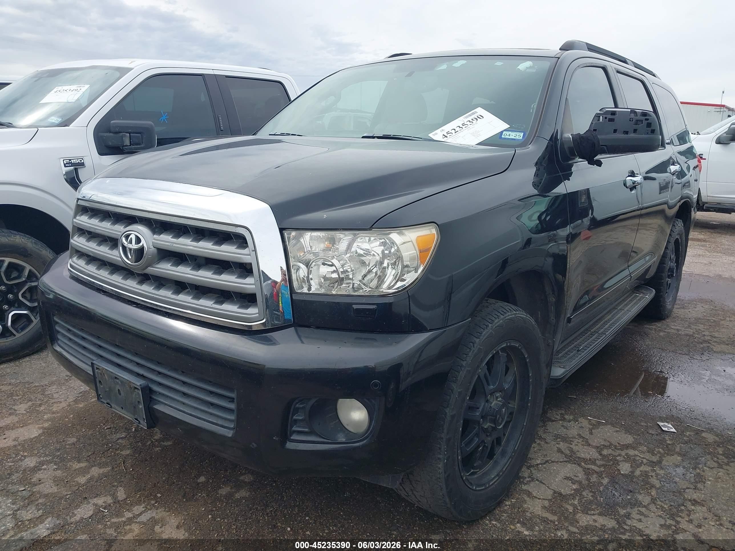 2013 Toyota Sequoia Limited 5.7l V8 Black vin: 5TDKY5G19DS049486