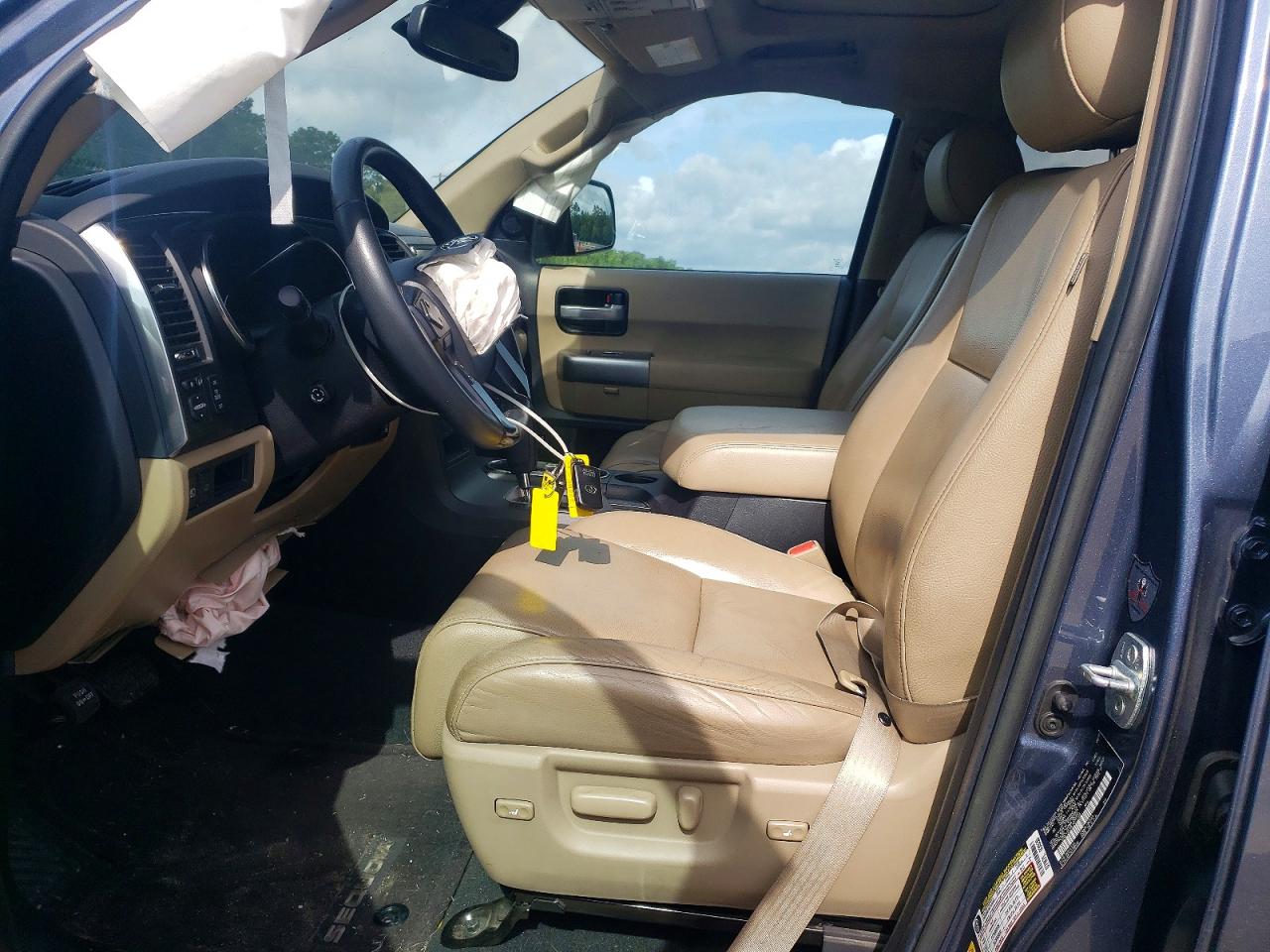 2020 Toyota Sequoia Limited Blue vin: 5TDKY5G19LS075133