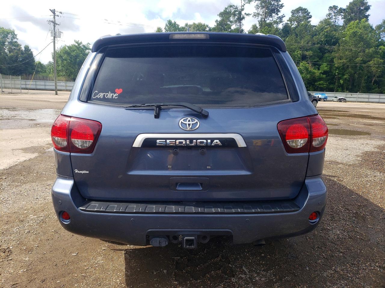 2020 Toyota Sequoia Limited Blue vin: 5TDKY5G19LS075133