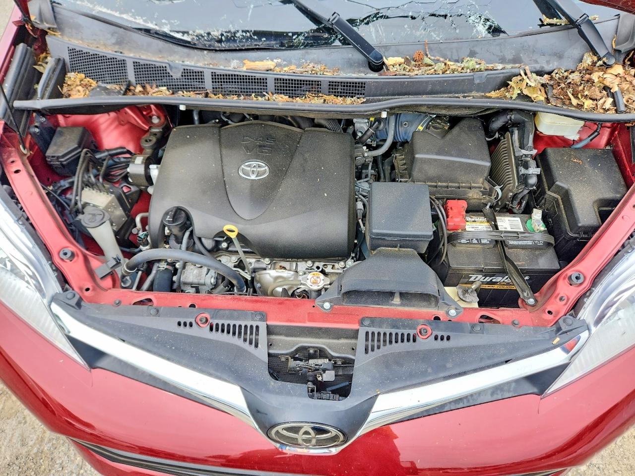 2020 Toyota Sienna Le Темно-бордовый vin: 5TDKZ3DC9LS086219