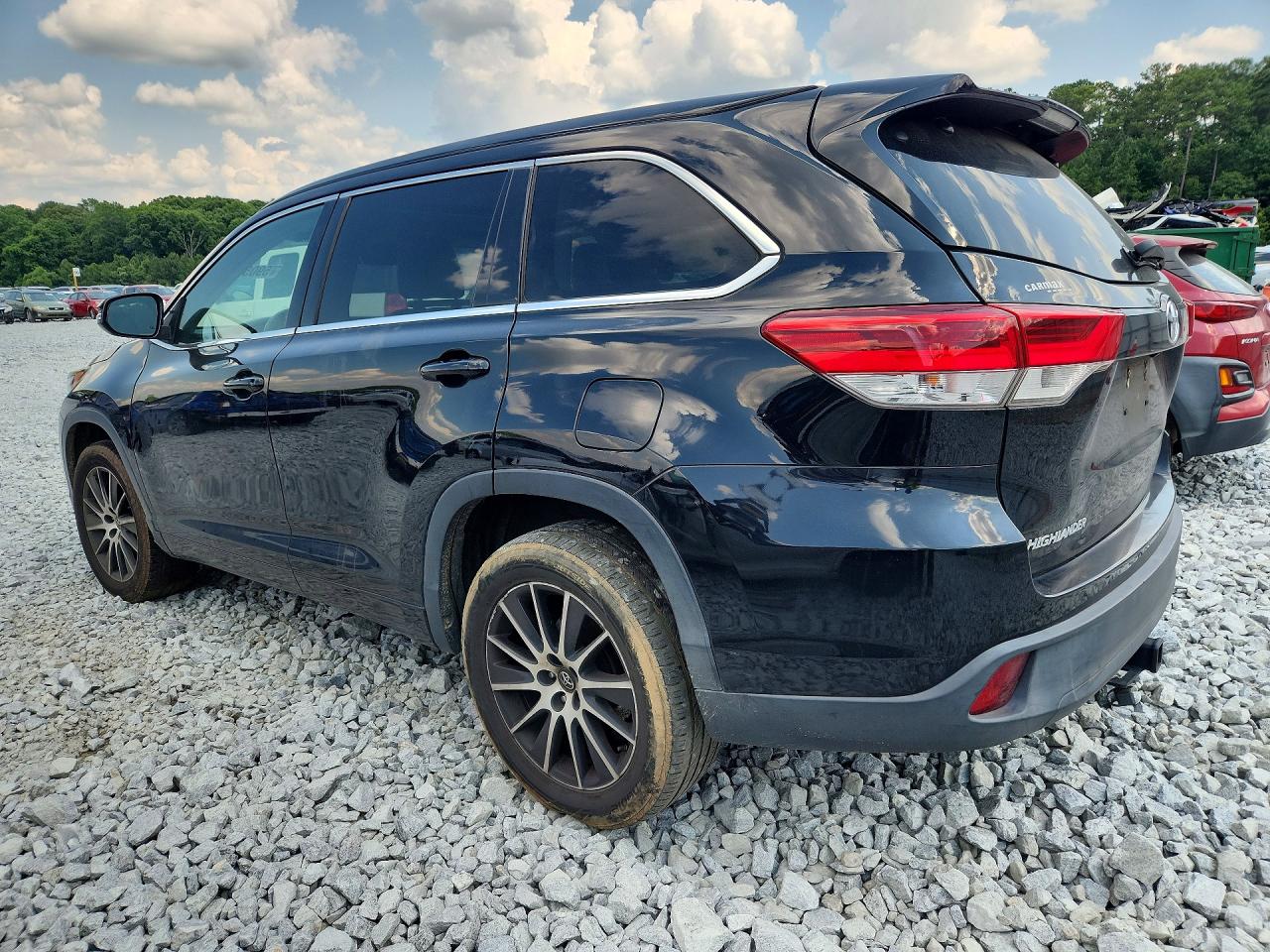 2017 Toyota Highlander Se Black vin: 5TDKZRFH0HS513385