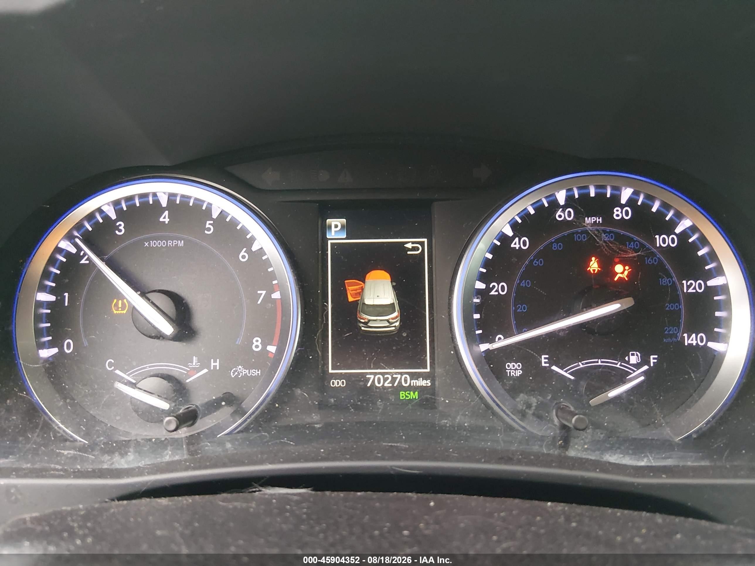 2018 Toyota Highlander Xle Белый vin: 5TDKZRFH5JS267245