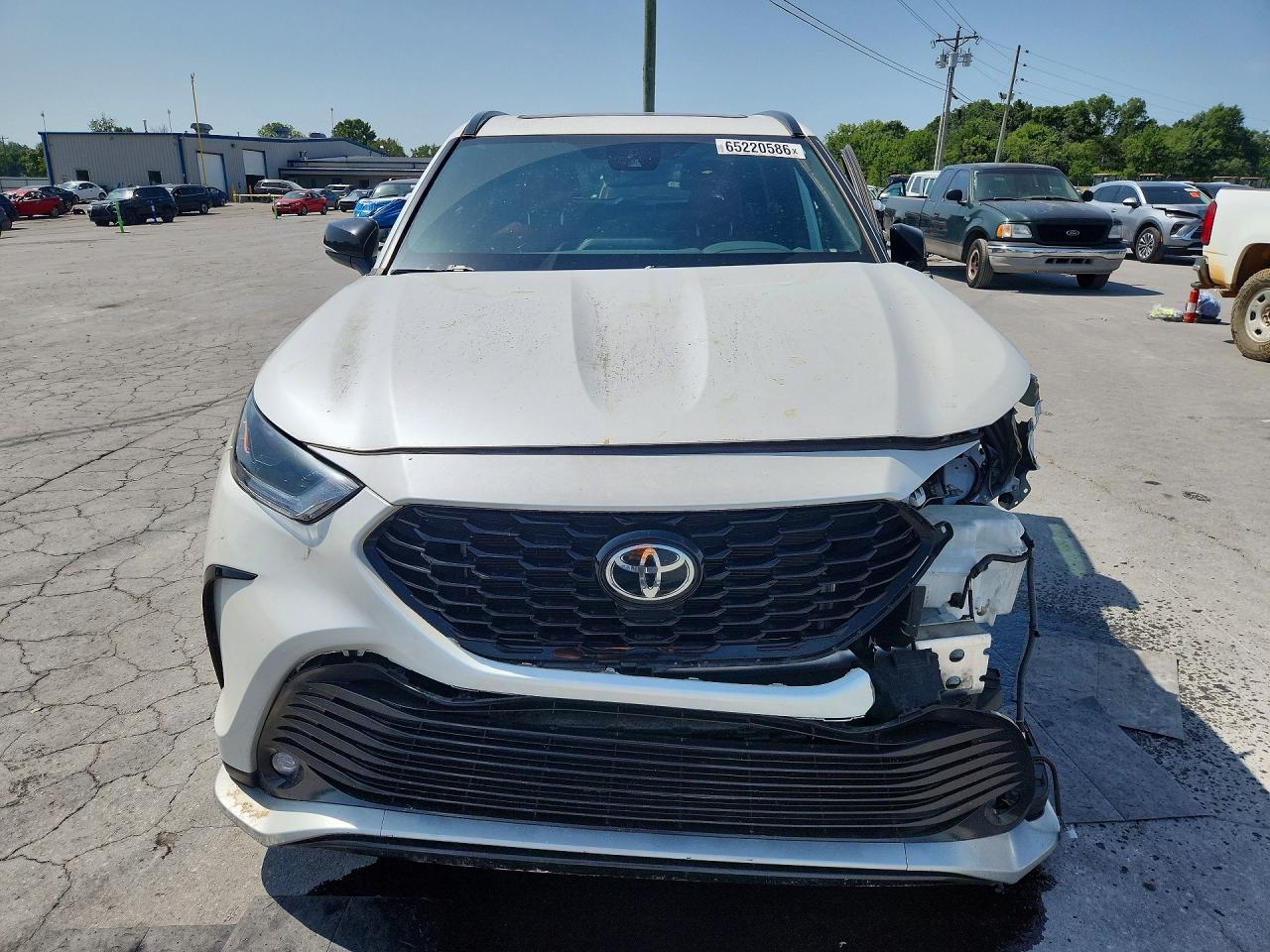 2021 Toyota Highlander Xse White vin: 5TDLZRAH1MS059380
