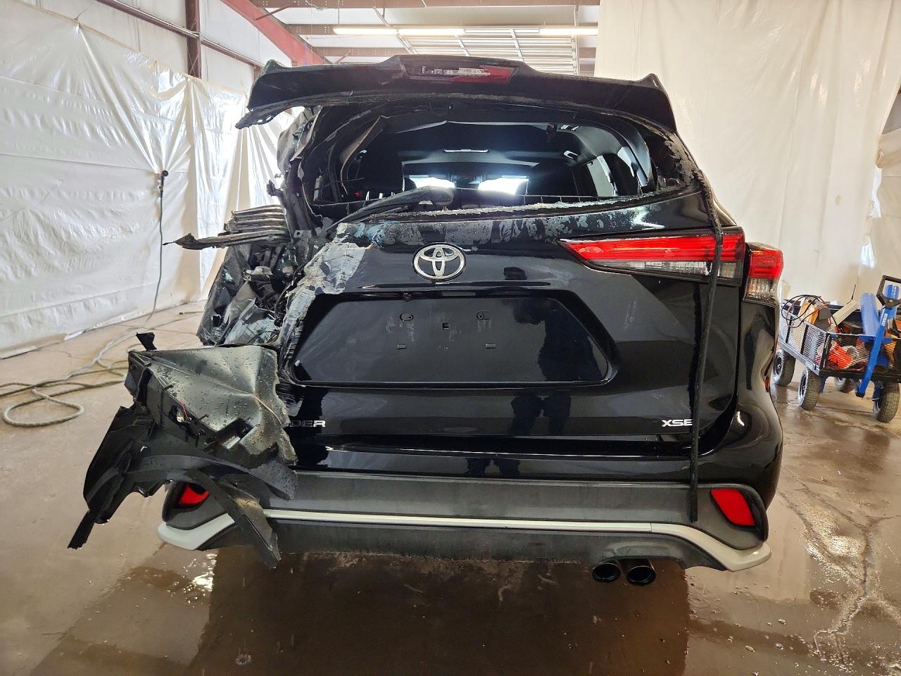 2022 Toyota Highlander Xse Black vin: 5TDLZRAH5NS110655