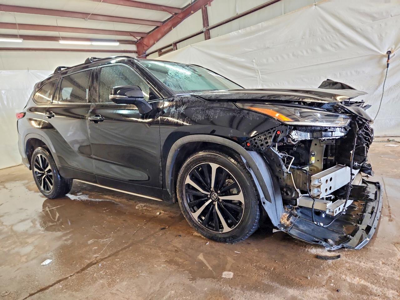 2022 Toyota Highlander Xse Black vin: 5TDLZRAH5NS110655