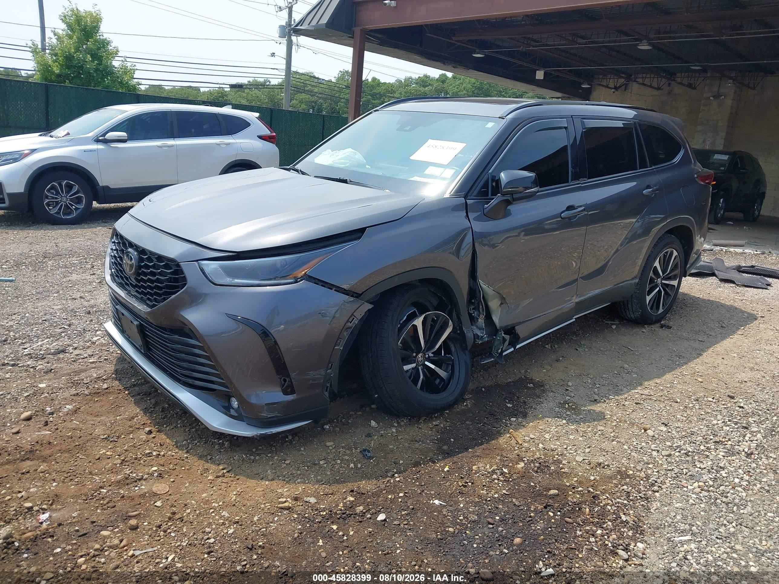 2021 Toyota Highlander Xse Gray vin: 5TDLZRBH1MS154794
