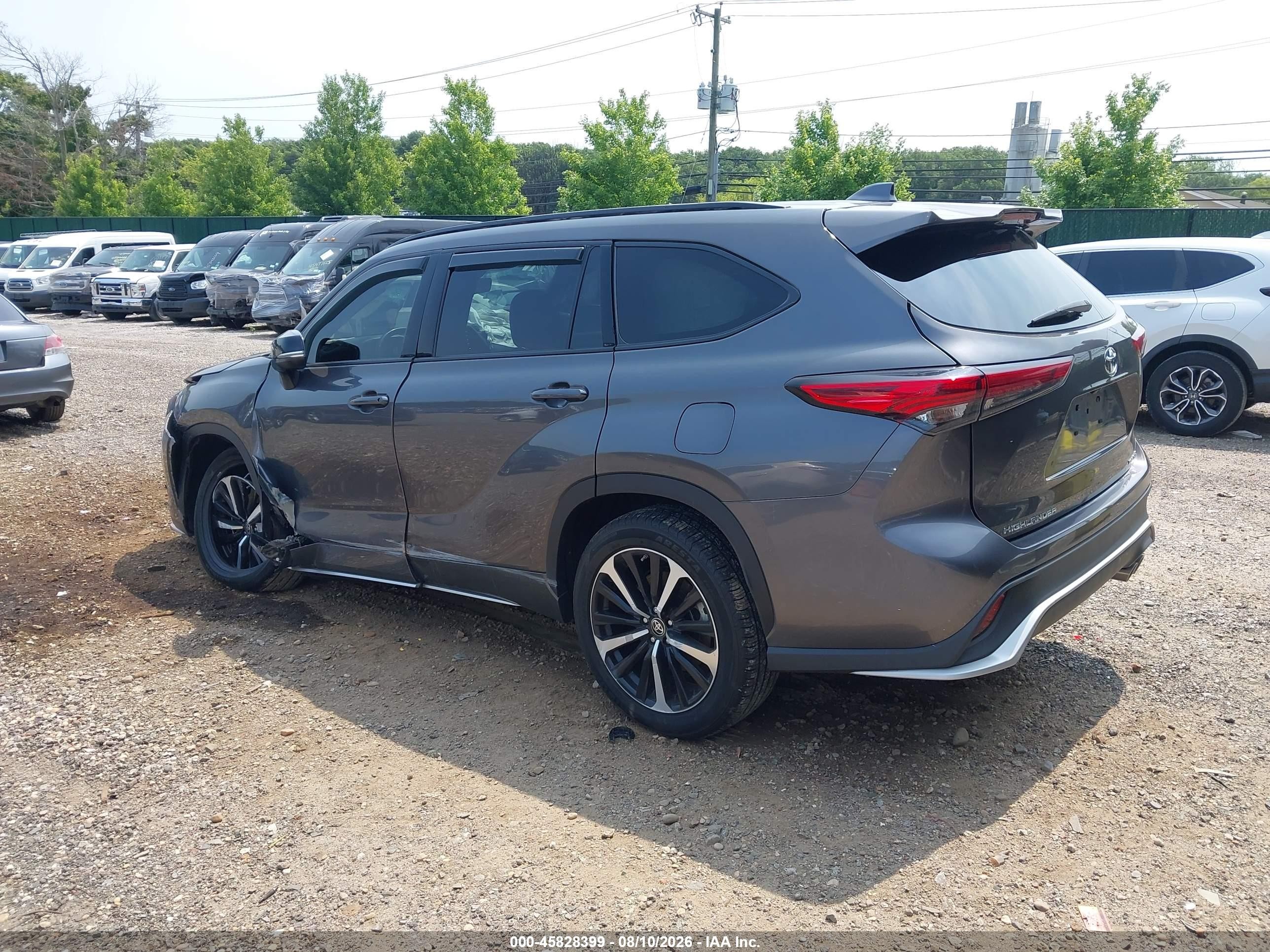 2021 Toyota Highlander Xse Gray vin: 5TDLZRBH1MS154794