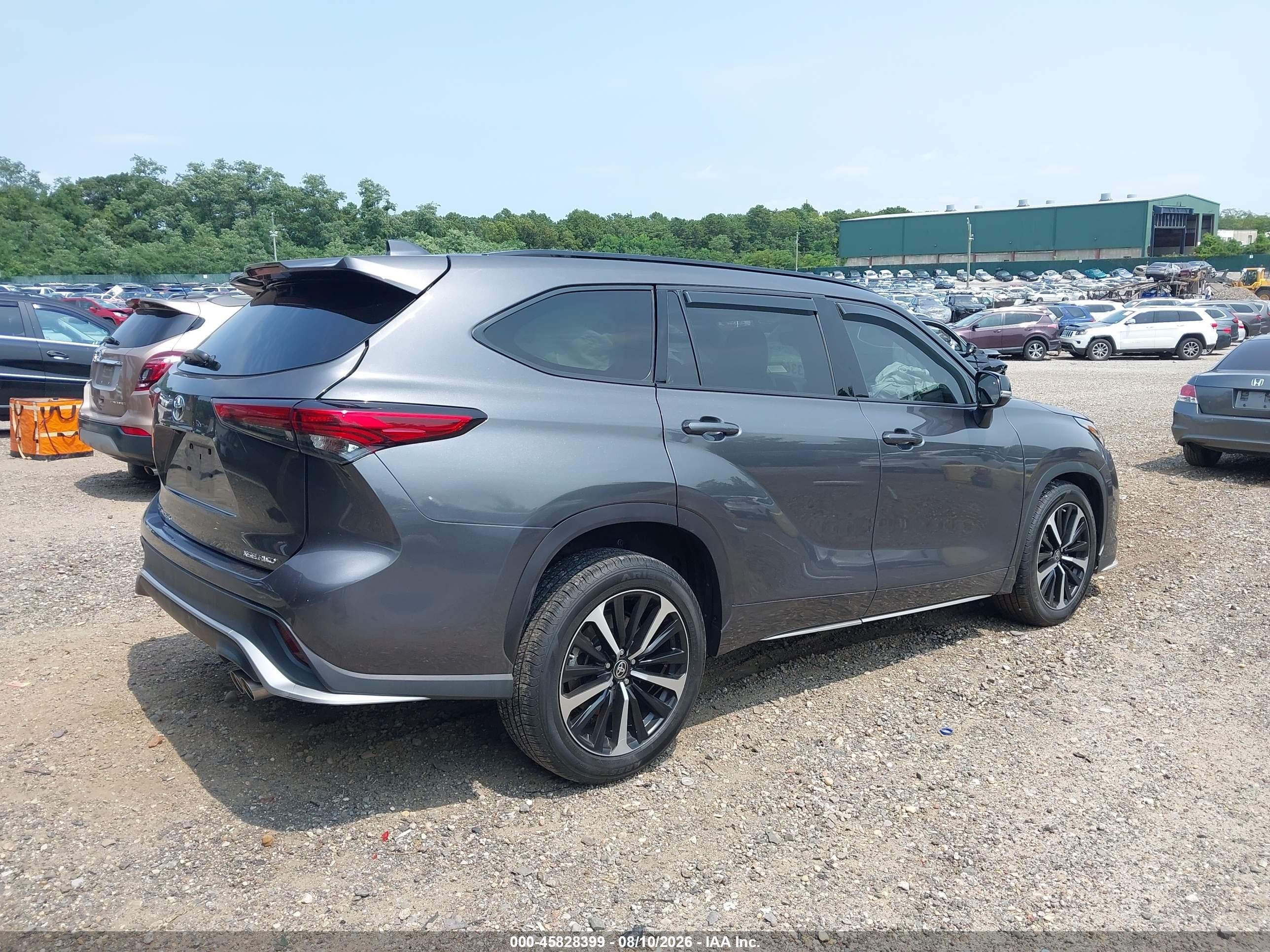2021 Toyota Highlander Xse Gray vin: 5TDLZRBH1MS154794