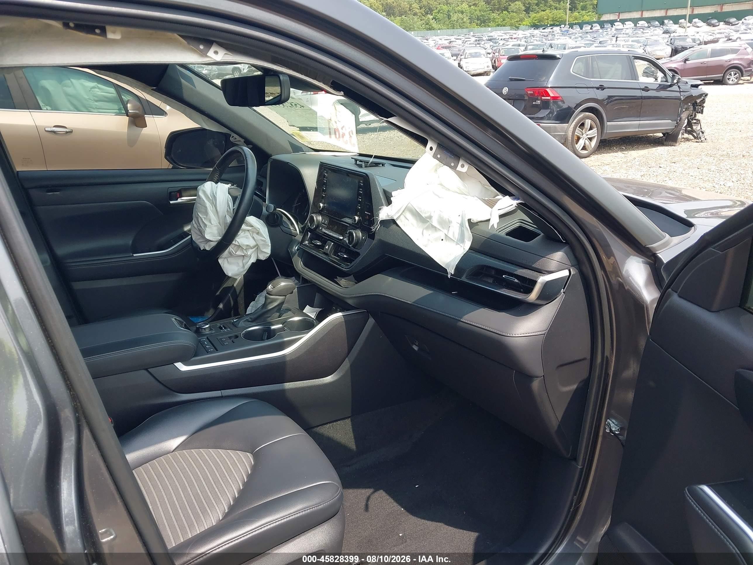 2021 Toyota Highlander Xse Gray vin: 5TDLZRBH1MS154794