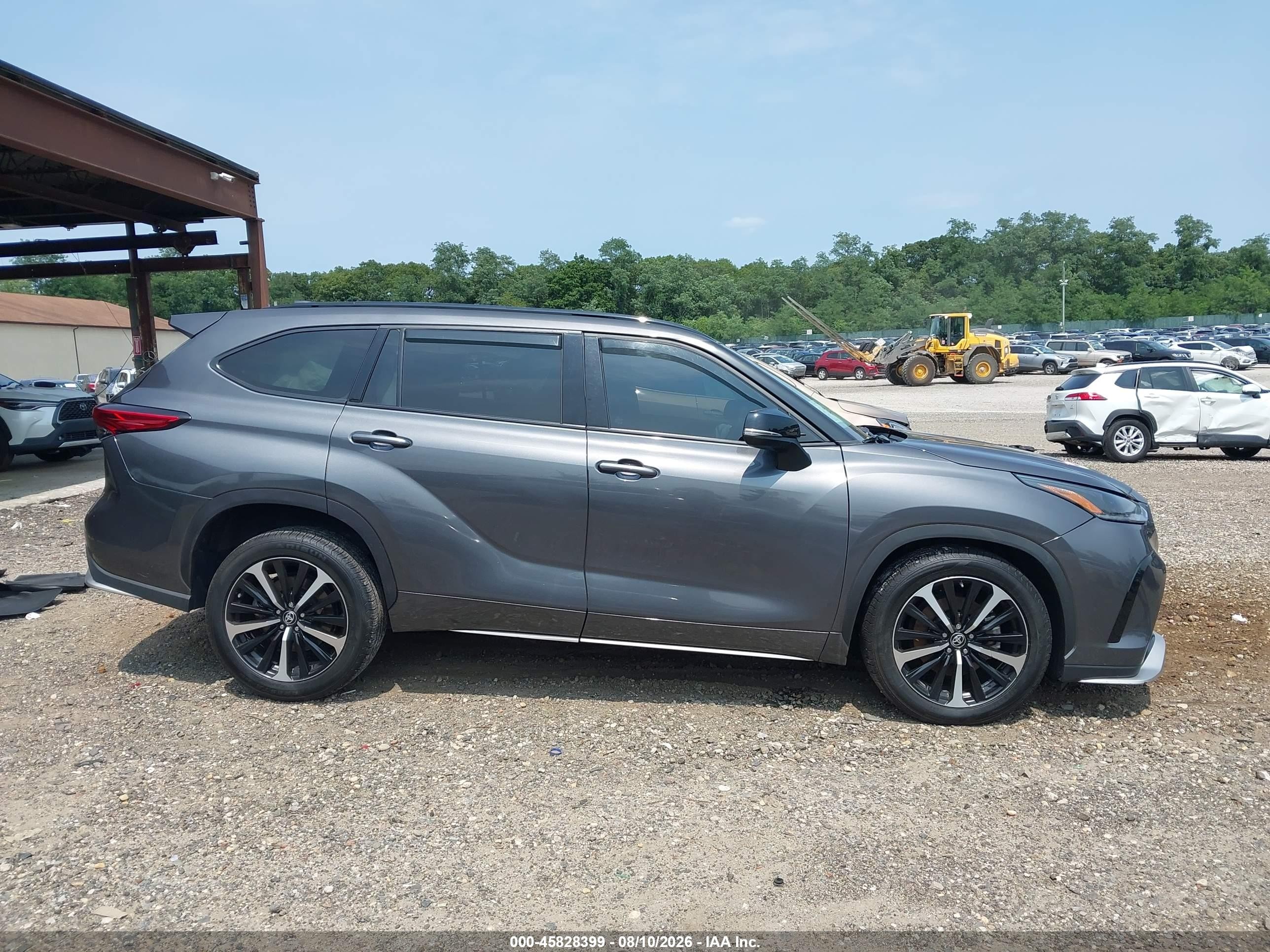 2021 Toyota Highlander Xse Gray vin: 5TDLZRBH1MS154794