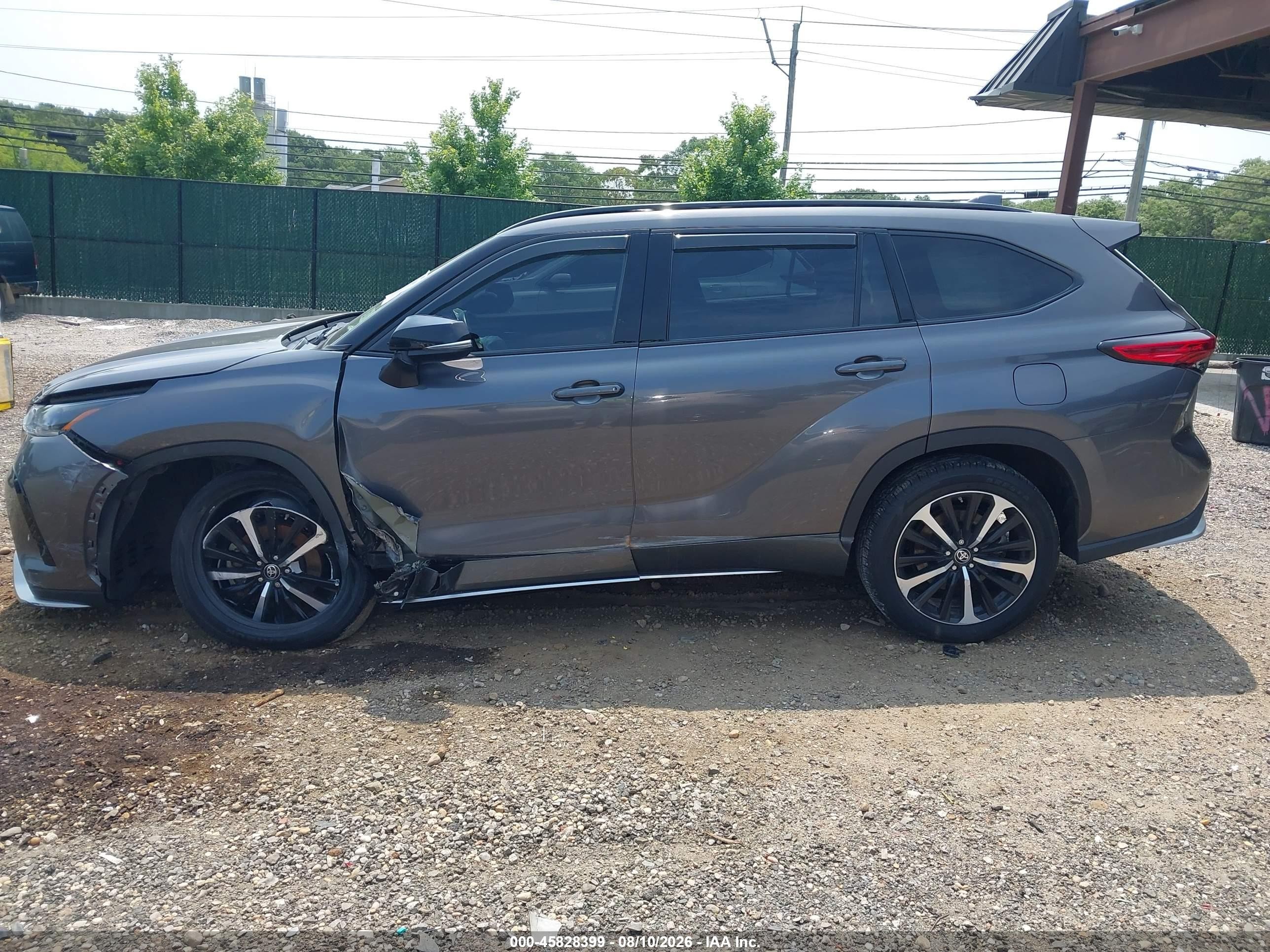 2021 Toyota Highlander Xse Gray vin: 5TDLZRBH1MS154794