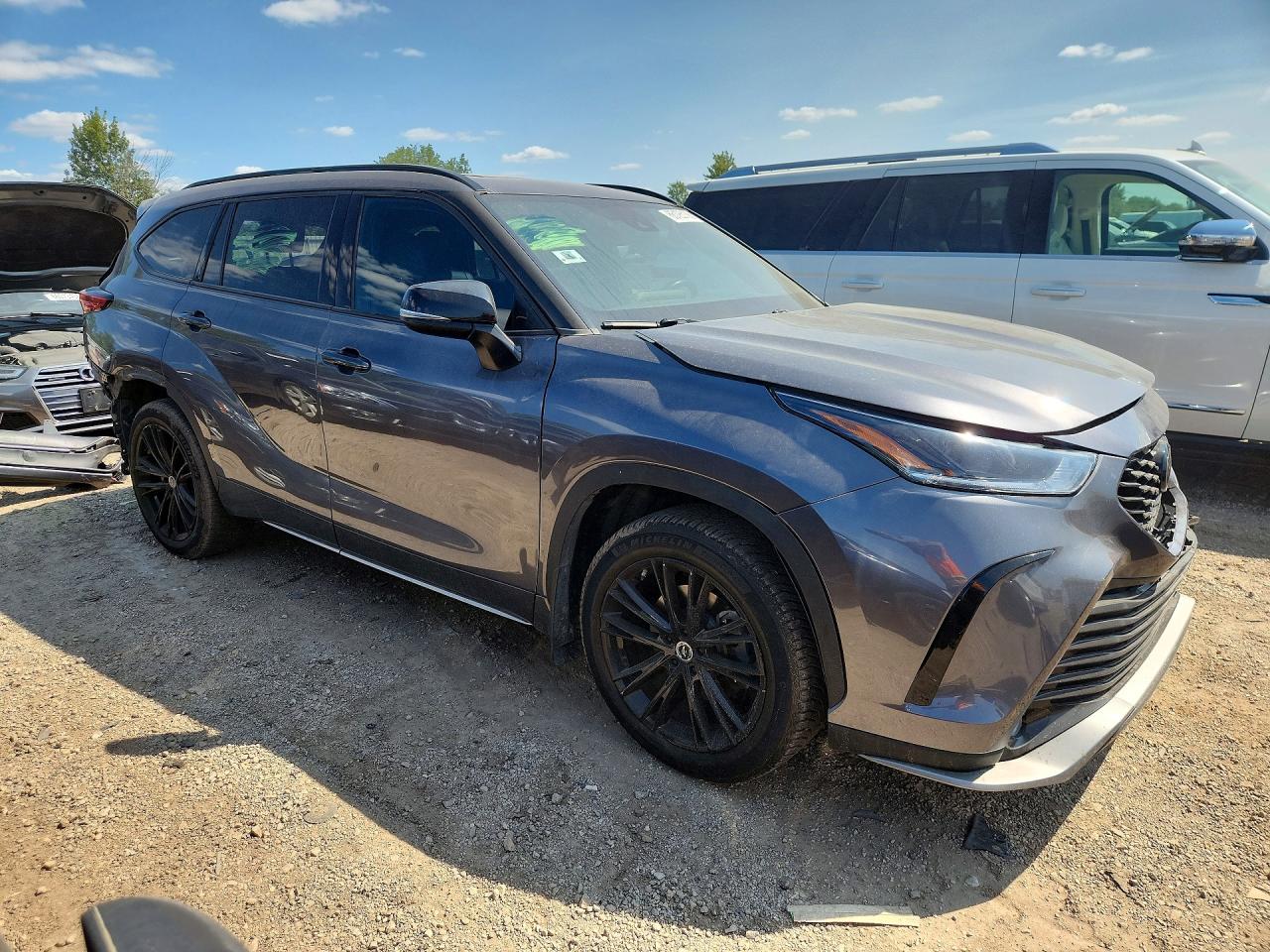 2021 Toyota Highlander Xse Gray vin: 5TDLZRBHXMS090237