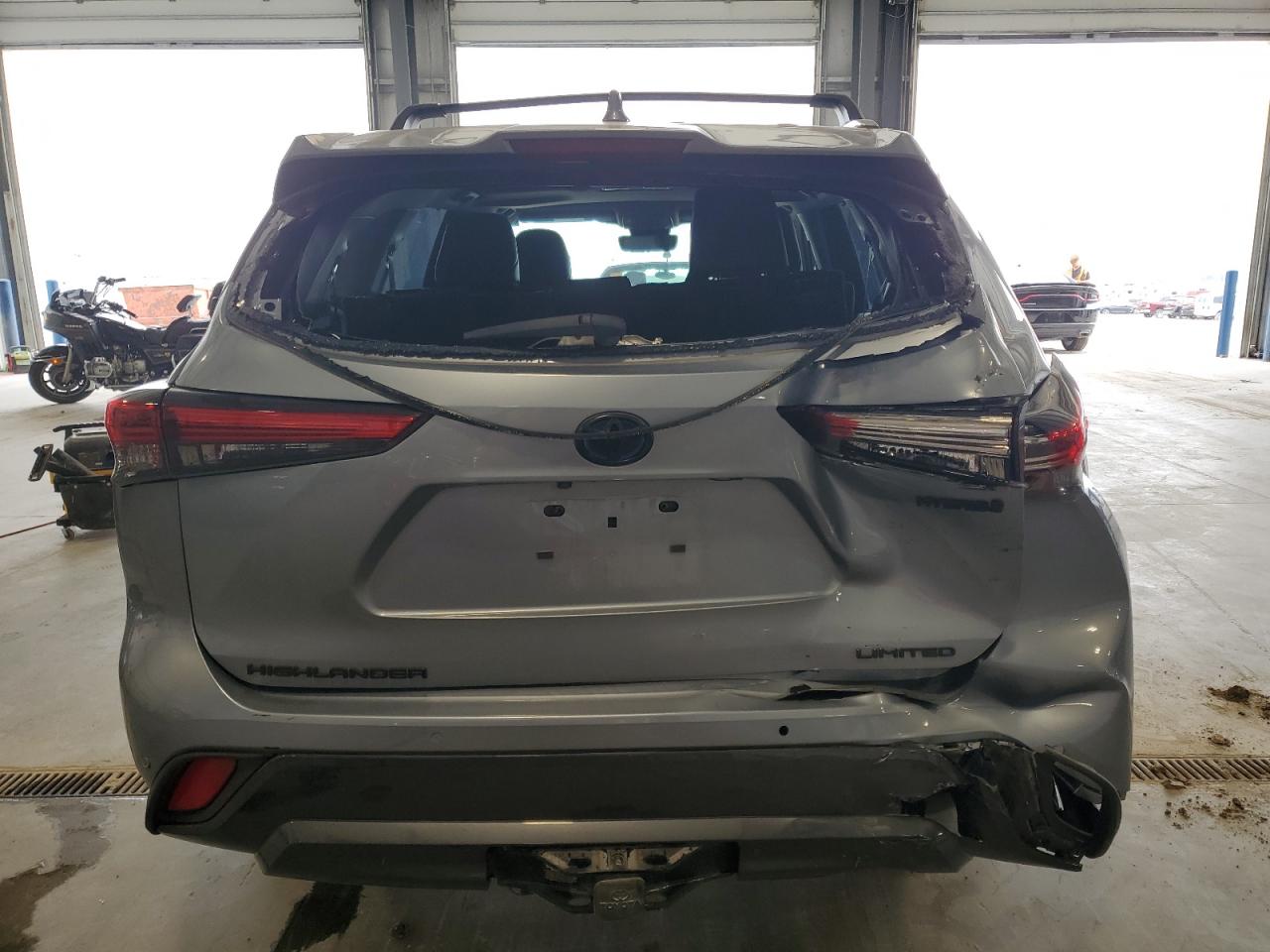 2023 Toyota Highlander Hybrid Limited Blue vin: 5TDXBRCH1PS586519