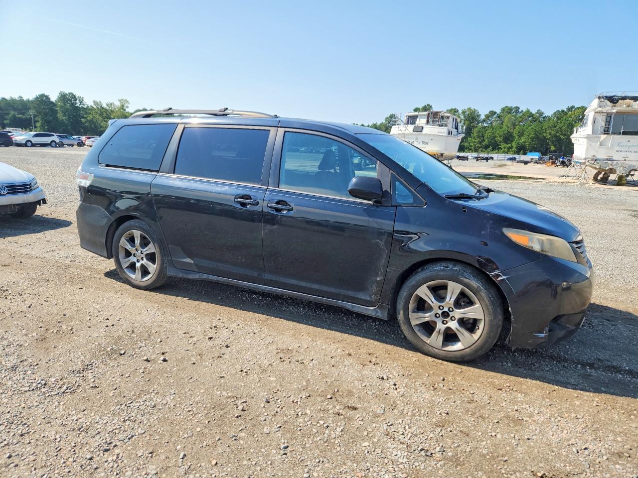 2012 Toyota Sienna Sport Black vin: 5TDXK3DC0CS239841