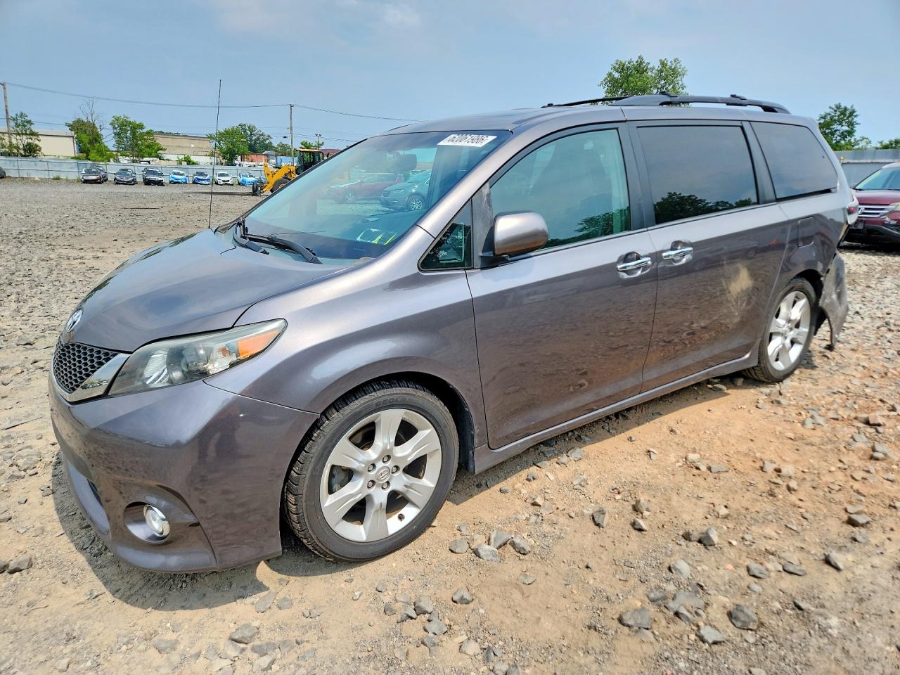 2013 Toyota Sienna Sport Gray vin: 5TDXK3DC0DS351704
