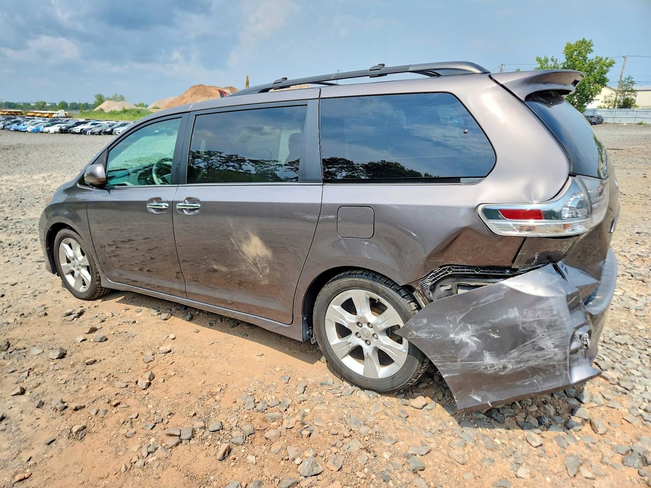 2013 Toyota Sienna Sport Gray vin: 5TDXK3DC0DS351704