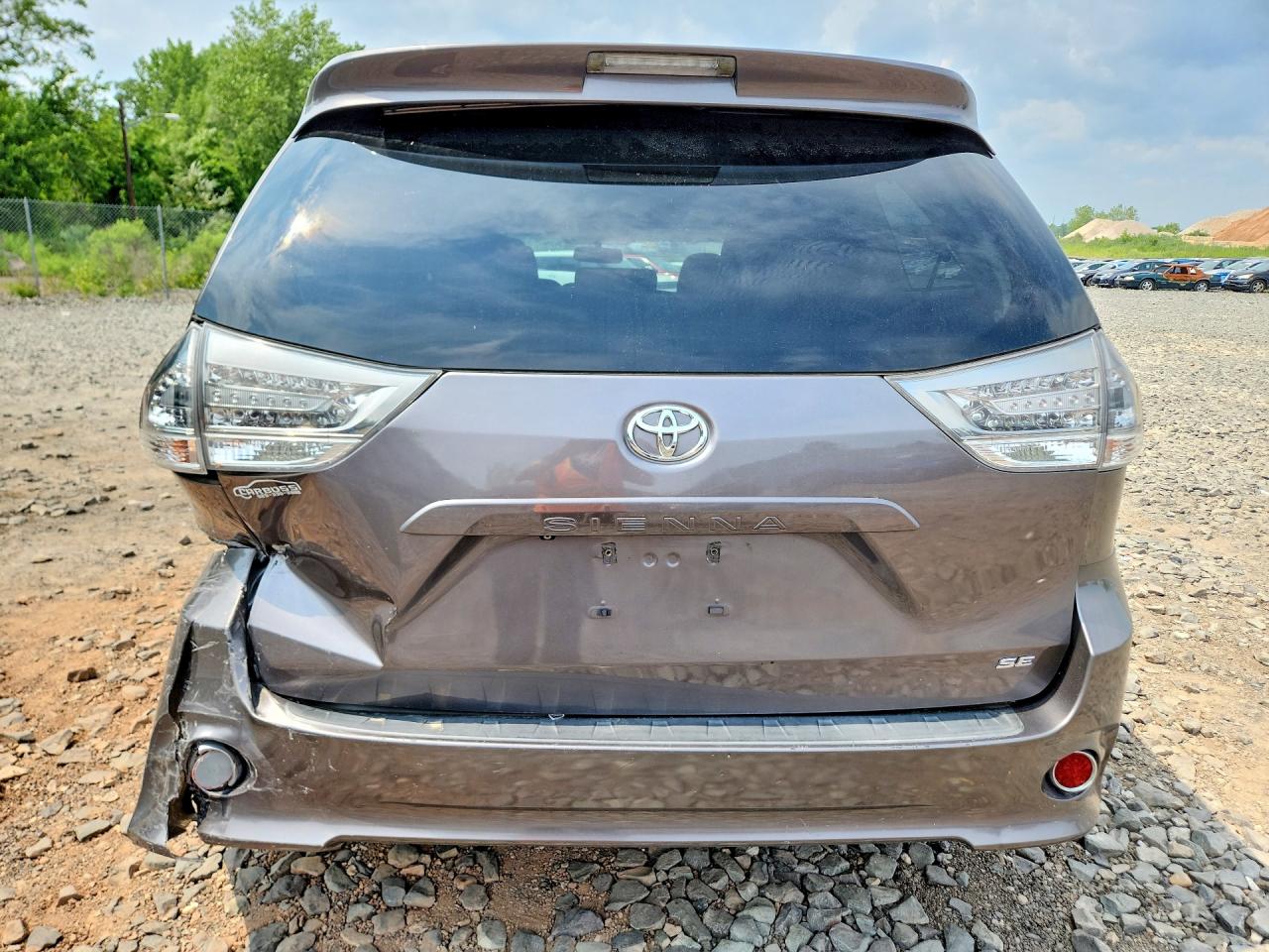 2013 Toyota Sienna Sport Gray vin: 5TDXK3DC0DS351704