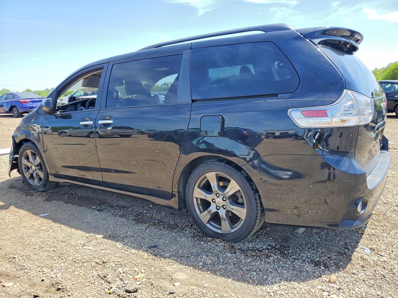 2015 Toyota Sienna Sport Black vin: 5TDXK3DC0FS597879