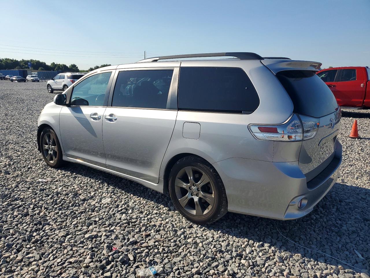 2015 Toyota Sienna Sport Silver vin: 5TDXK3DC0FS653108