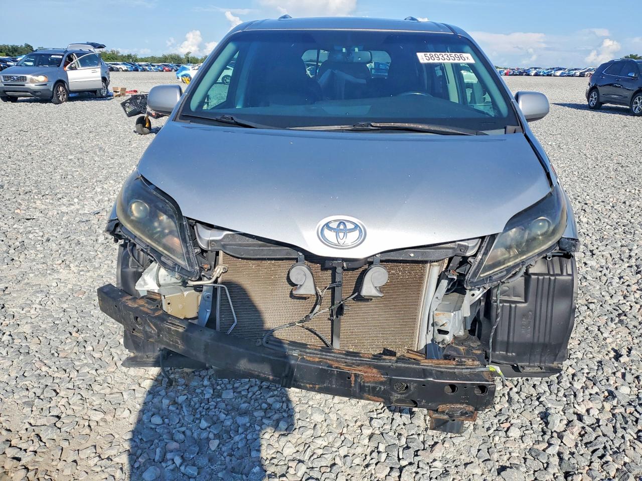 2015 Toyota Sienna Sport Silver vin: 5TDXK3DC0FS653108