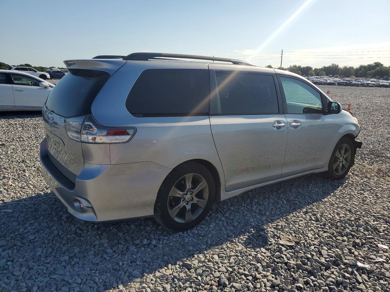 2015 Toyota Sienna Sport Silver vin: 5TDXK3DC0FS653108