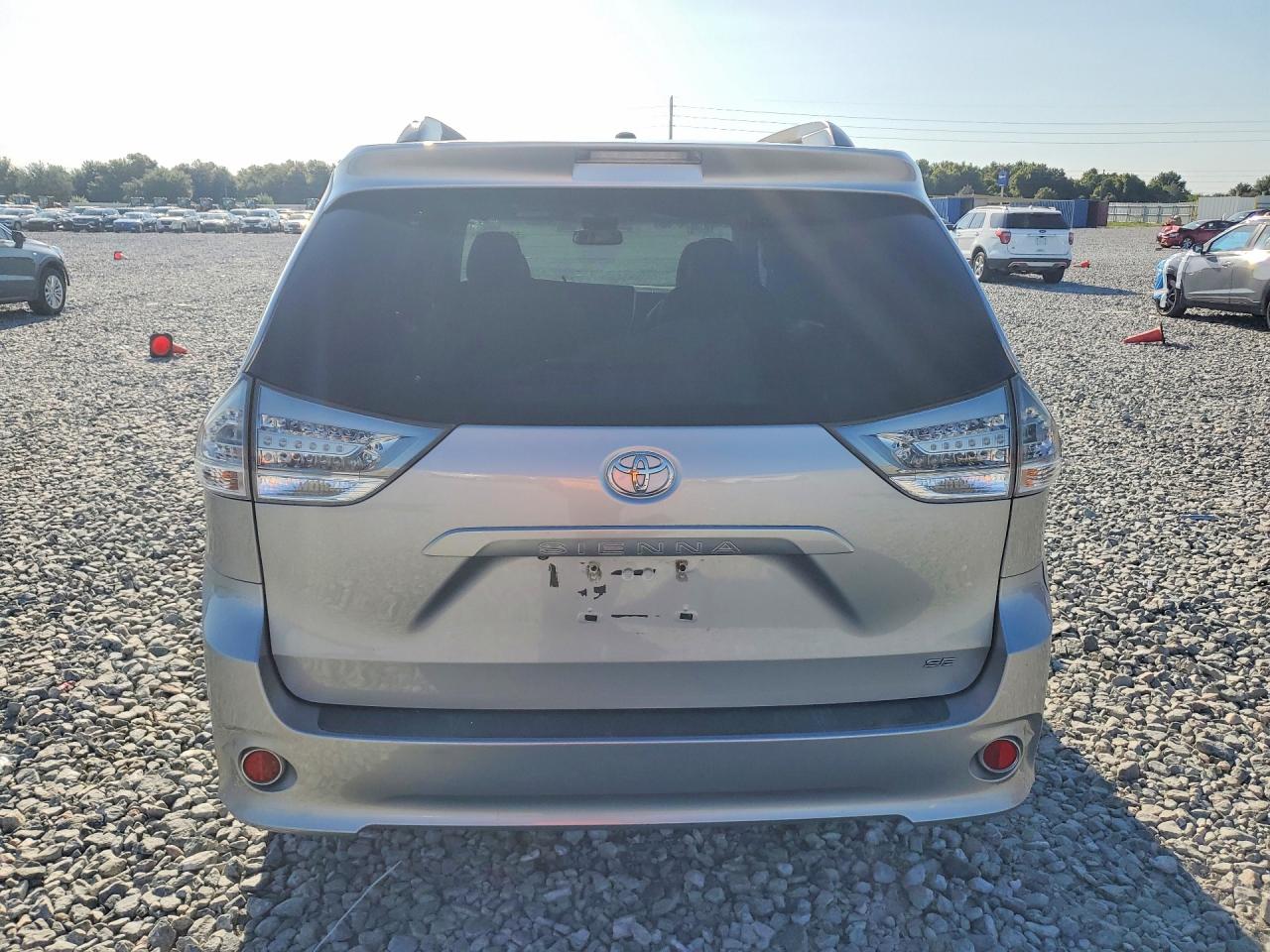 2015 Toyota Sienna Sport Silver vin: 5TDXK3DC0FS653108