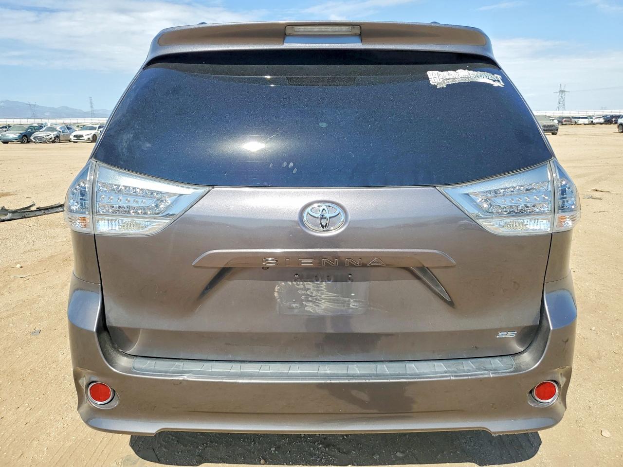 2015 Toyota Sienna Sport Charcoal vin: 5TDXK3DC0FS681135