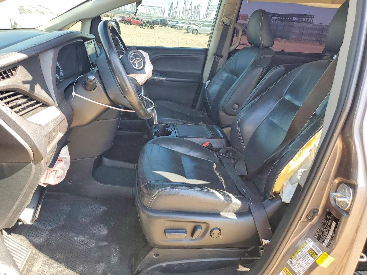 2015 Toyota Sienna Sport Charcoal vin: 5TDXK3DC0FS681135