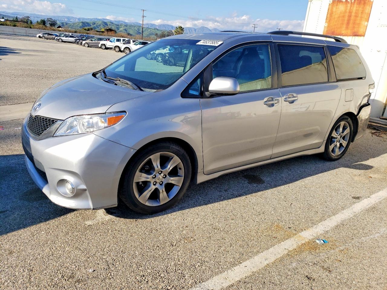 2012 Toyota Sienna Sport Gray vin: 5TDXK3DC1CS243395
