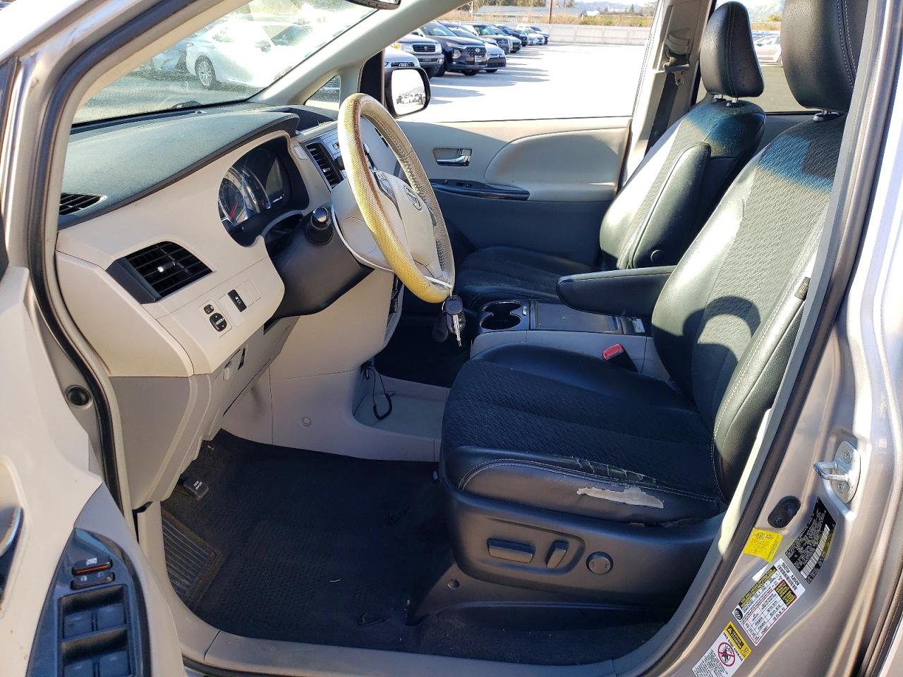 2012 Toyota Sienna Sport Gray vin: 5TDXK3DC1CS243395