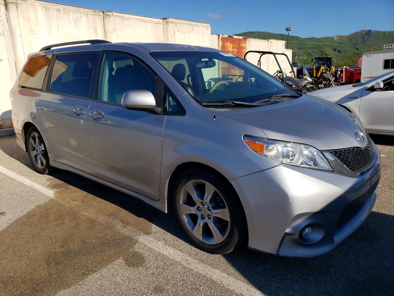 2012 Toyota Sienna Sport Gray vin: 5TDXK3DC1CS243395