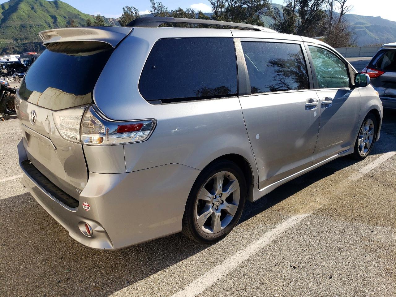 2012 Toyota Sienna Sport Gray vin: 5TDXK3DC1CS243395