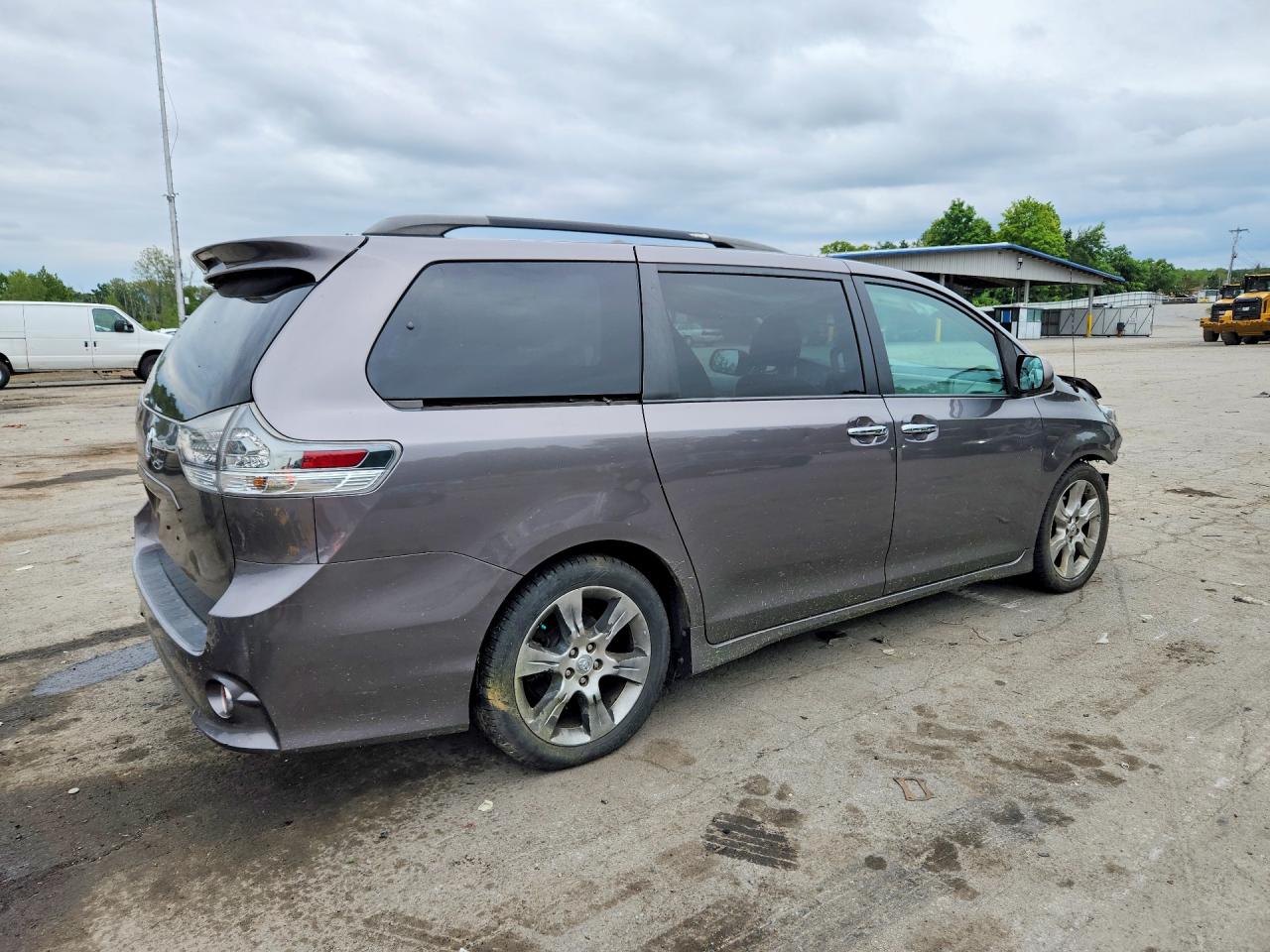 2013 Toyota Sienna Sport Gray vin: 5TDXK3DC1DS368981