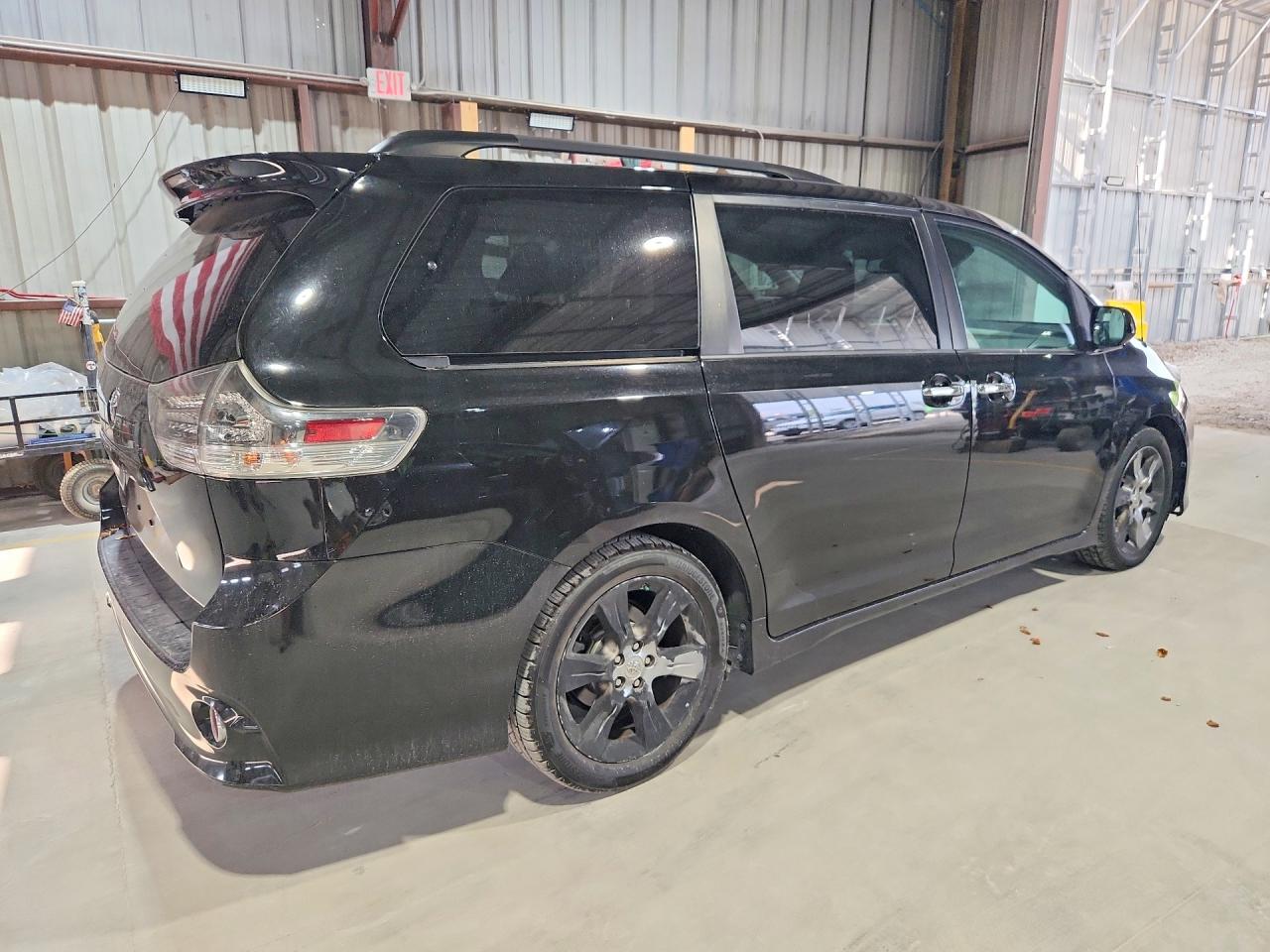 2014 Toyota Sienna Sport Black vin: 5TDXK3DC1ES453644
