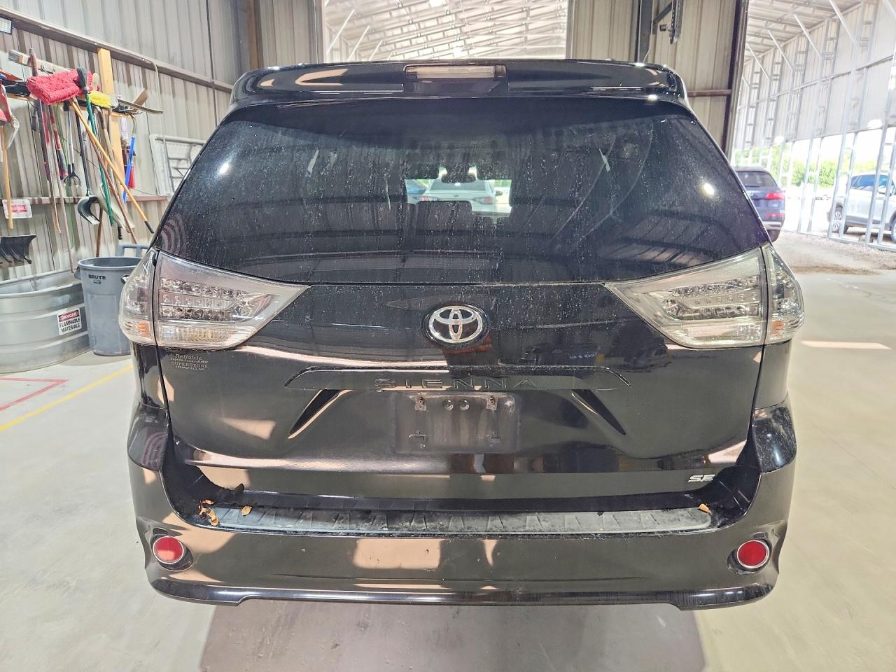 2014 Toyota Sienna Sport Black vin: 5TDXK3DC1ES453644