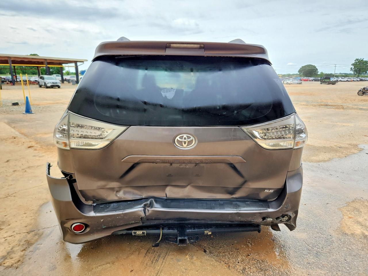 2015 Toyota Sienna Sport Gray vin: 5TDXK3DC1FS633160