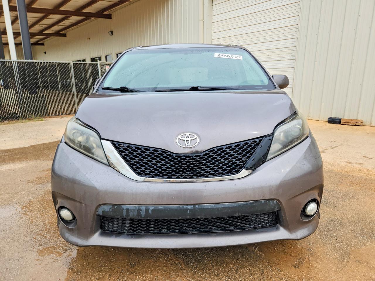 2015 Toyota Sienna Sport Gray vin: 5TDXK3DC1FS633160