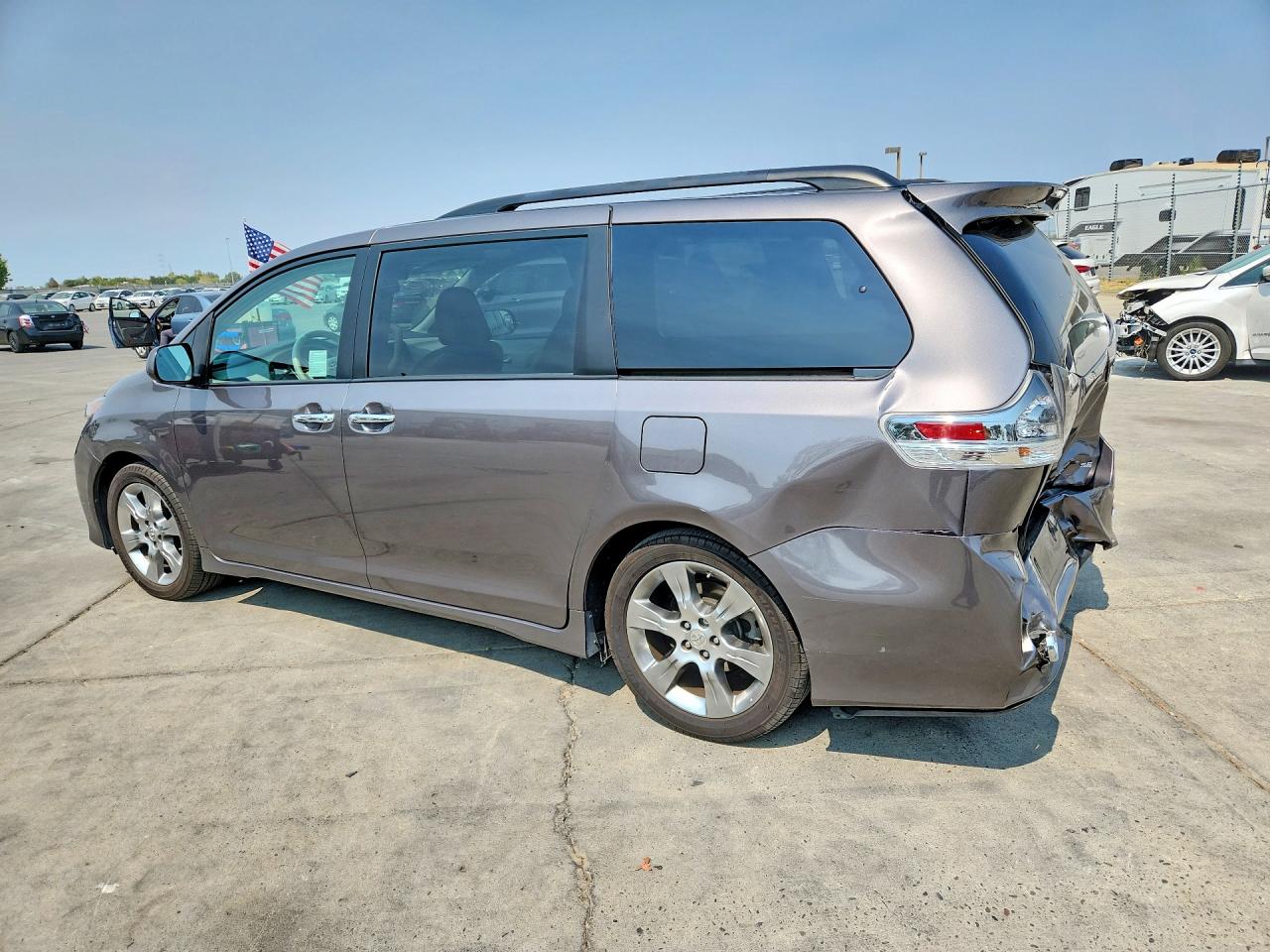 2014 Toyota Sienna Sport Charcoal vin: 5TDXK3DC2ES485566