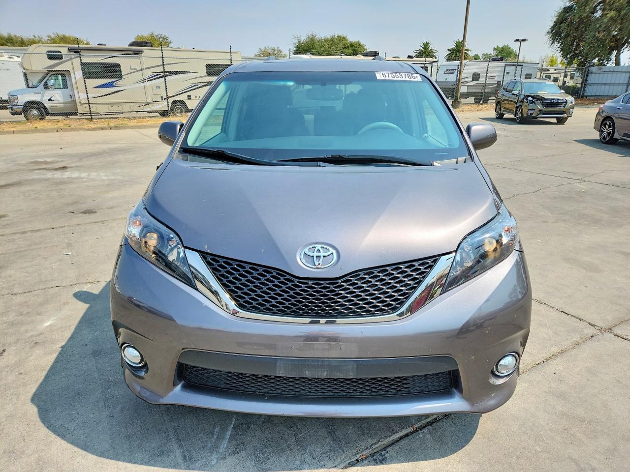 2014 Toyota Sienna Sport Charcoal vin: 5TDXK3DC2ES485566