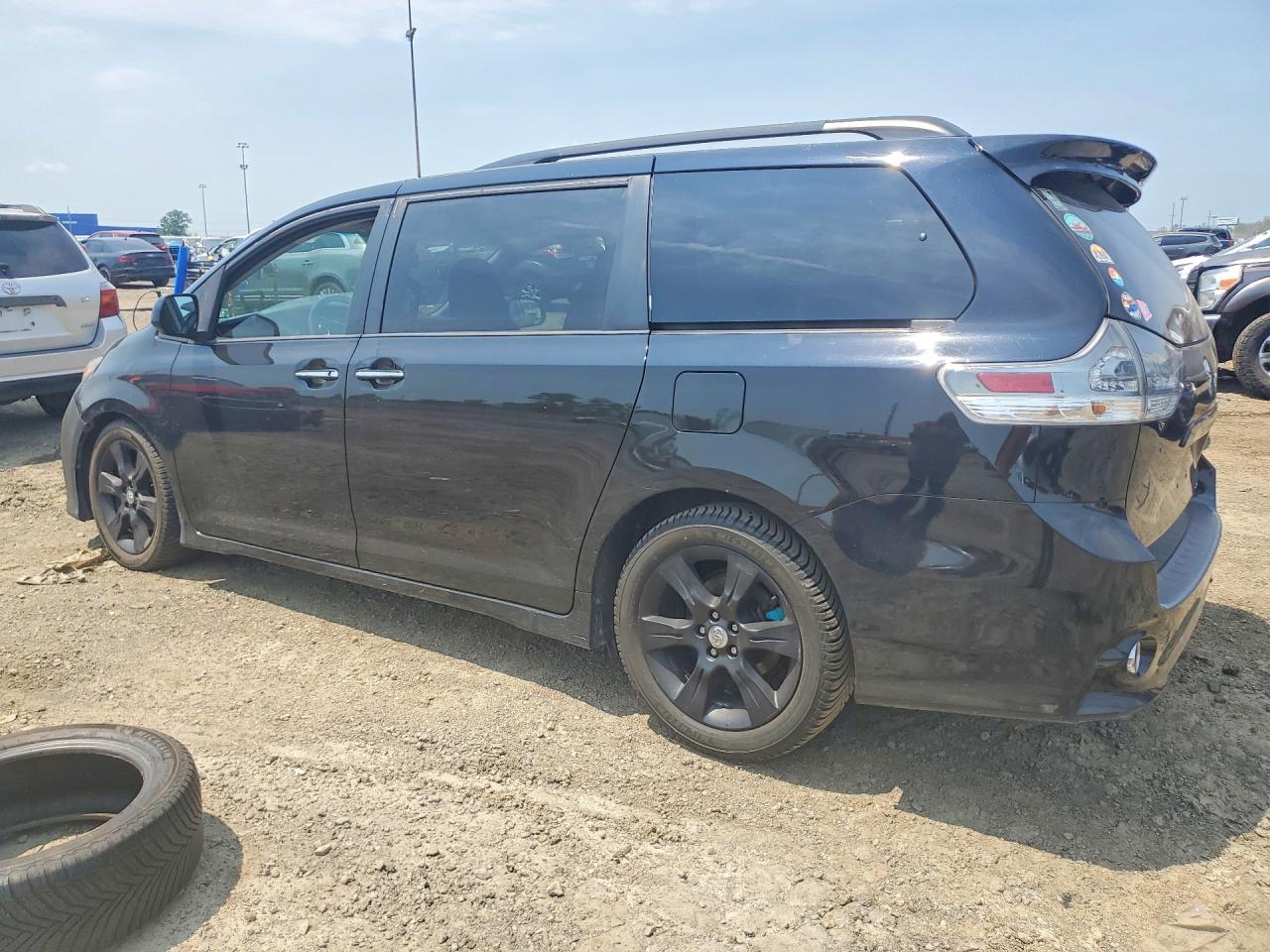 2015 Toyota Sienna Sport Black vin: 5TDXK3DC2FS536128