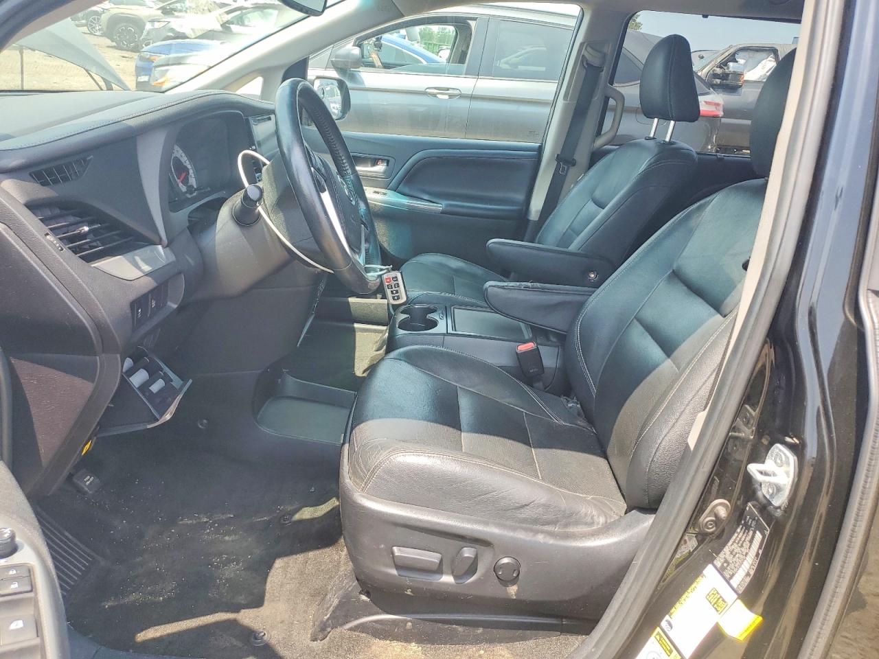 2015 Toyota Sienna Sport Black vin: 5TDXK3DC2FS536128
